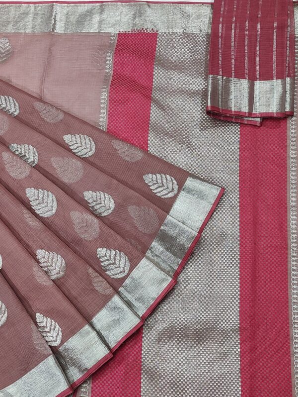 PURE ZARIKOTA HANDLOOM BUTA SAREE WITH BLOUSE B32