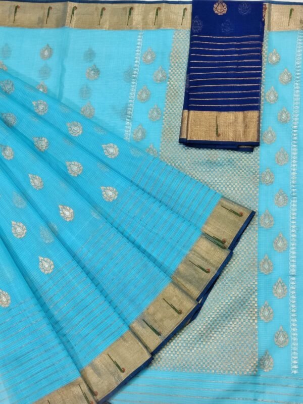 PURE ZARIKOTA HANDLOOM BUTA SAREE WITH BLOUSE B84
