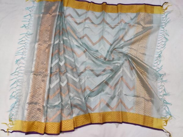 PURE GOLD TISSUE  ZARIKOTA HANDLOOM DUPATTA D-1