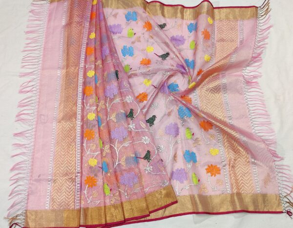 PURE GOLD TISSUE  ZARIKOTA HANDLOOM DUPATTA D-8