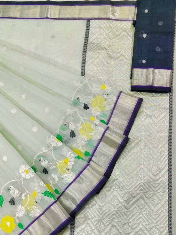 PURE SKIRT DESIGN ZARIKOTA HANDLOOM SAREE S-1