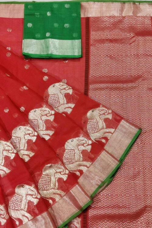 PURE SKIRT DESIGN ZARIKOTA HANDLOOM SAREE S-3