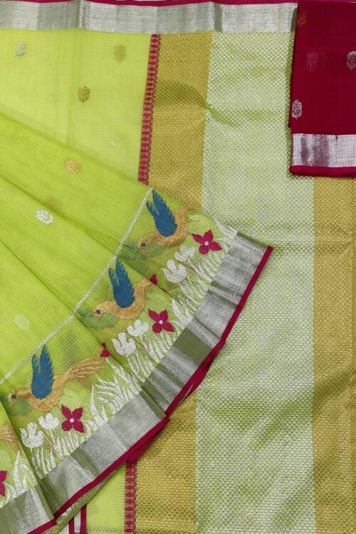 PURE SKIRT DESIGN ZARIKOTA HANDLOOM SAREE S-5