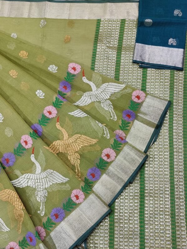 PURE SKIRT DESIGN ZARIKOTA HANDLOOM SAREE S-7