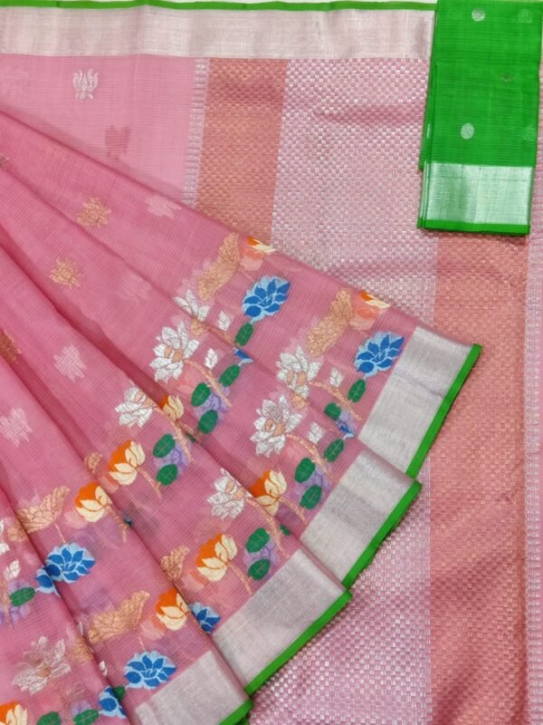 PURE SKIRT DESIGN ZARIKOTA HANDLOOM SAREE S-13