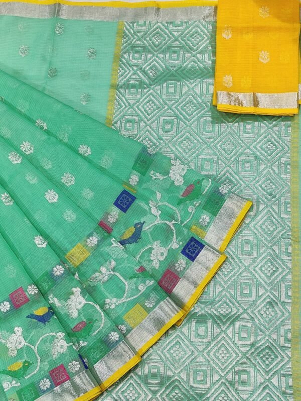 PURE SKIRT DESIGN ZARIKOTA HANDLOOM SAREE S-19