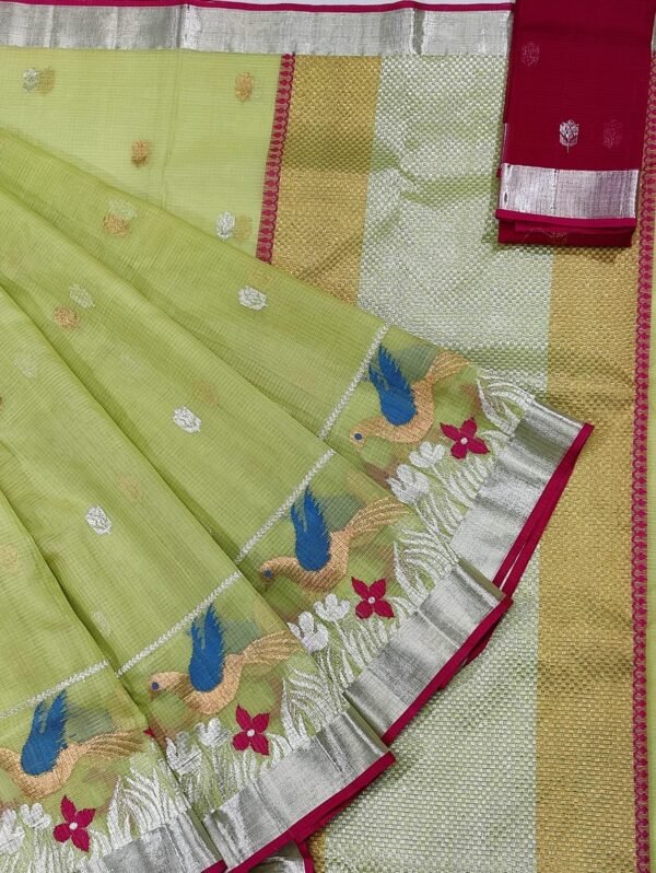 PURE SKIRT DESIGN ZARIKOTA HANDLOOM SAREE S-24