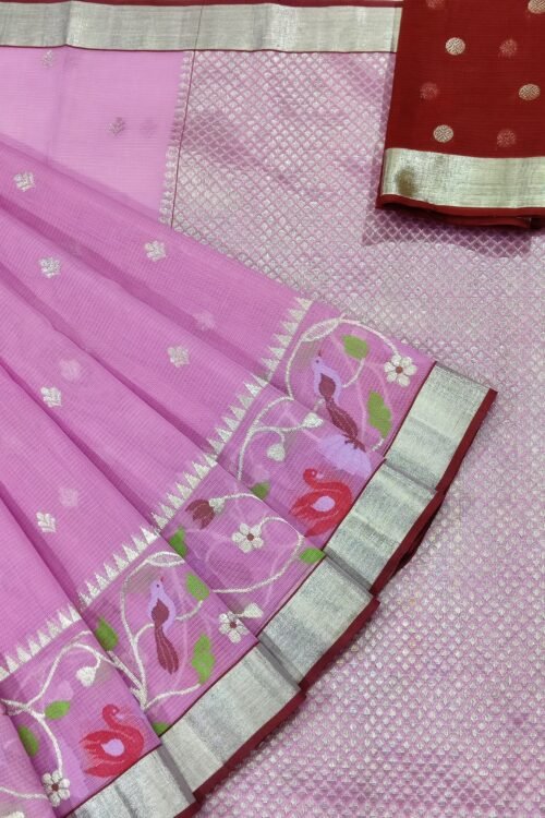 PURE SKIRT DESIGN ZARIKOTA HANDLOOM SAREE S-25