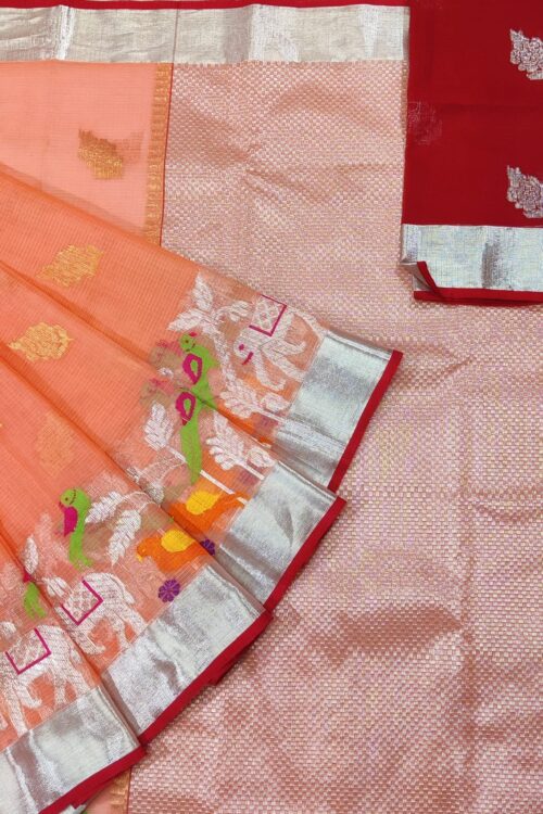 PURE SKIRT DESIGN ZARIKOTA HANDLOOM SAREE S-42