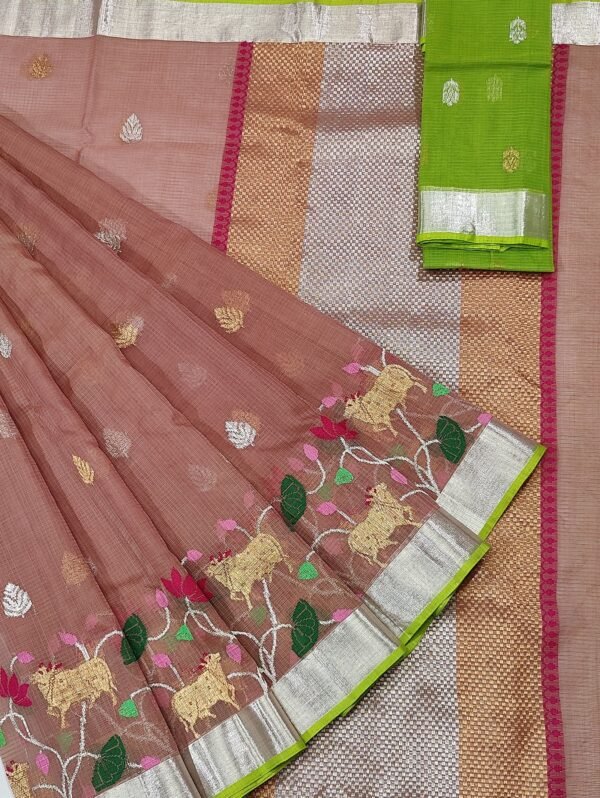PURE SKIRT DESIGN ZARIKOTA HANDLOOM SAREE S-61