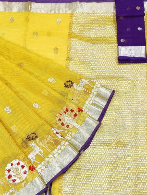 PURE SKIRT DESIGN ZARIKOTA HANDLOOM SAREE S-63