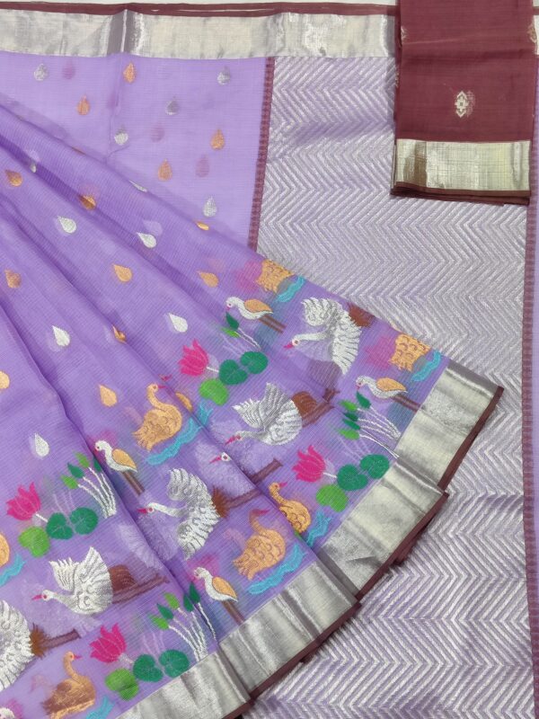 PURE SKIRT DESIGN ZARIKOTA HANDLOOM SAREE S-76
