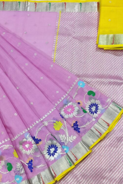 PURE SKIRT DESIGN ZARIKOTA HANDLOOM SAREE S-78