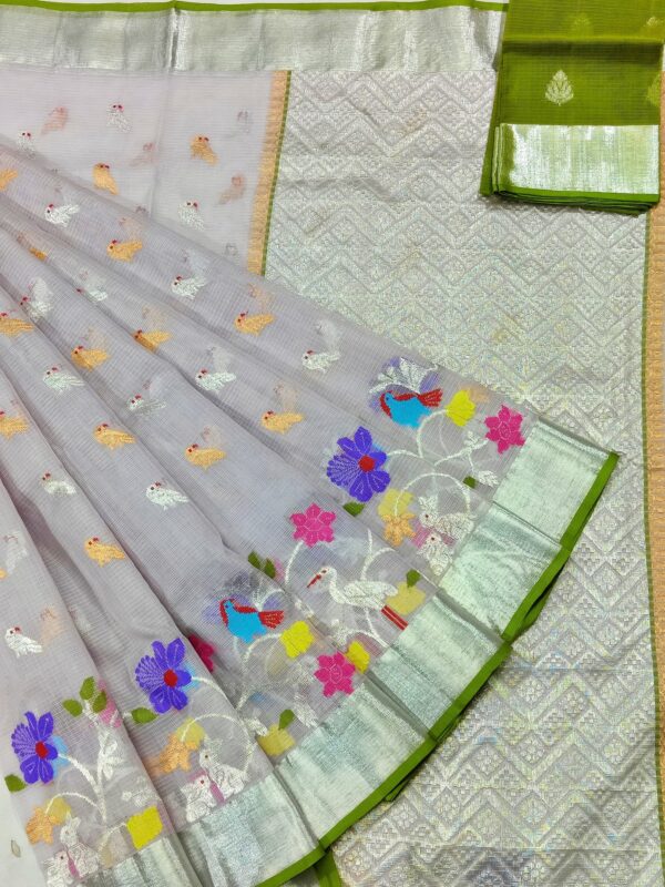 PURE SKIRT DESIGN ZARIKOTA HANDLOOM SAREE S-83