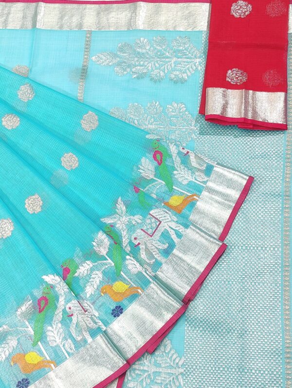 PURE SKIRT DESIGN ZARIKOTA HANDLOOM SAREE S-3