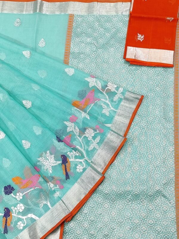 PURE SKIRT DESIGN ZARIKOTA HANDLOOM SAREE S-11