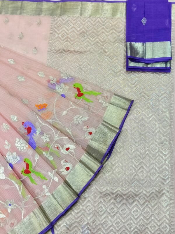 PURE SKIRT DESIGN ZARIKOTA HANDLOOM SAREE S-9