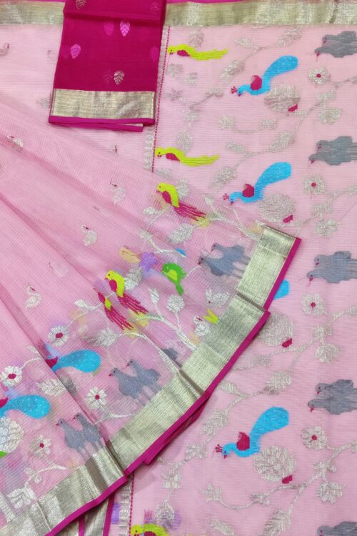 PURE SKIRT DESIGN ZARIKOTA HANDLOOM SAREE S-13