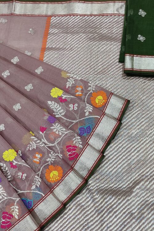 PURE SKIRT DESIGN ZARIKOTA HANDLOOM SAREE S-25