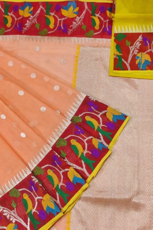 PURE PAITHANI BORDER ZARIKOTA HANDLOOM SAREE S-6