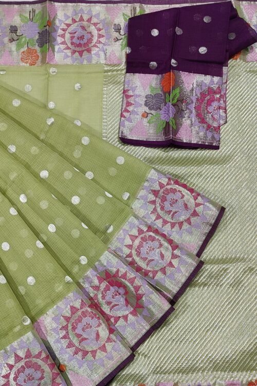 PURE PAITHANI BORDER ZARIKOTA HANDLOOM SAREE S-8