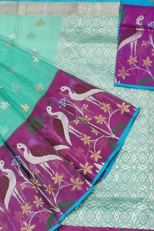 PURE PAITHANI BORDER ZARIKOTA HANDLOOM SAREE S-10