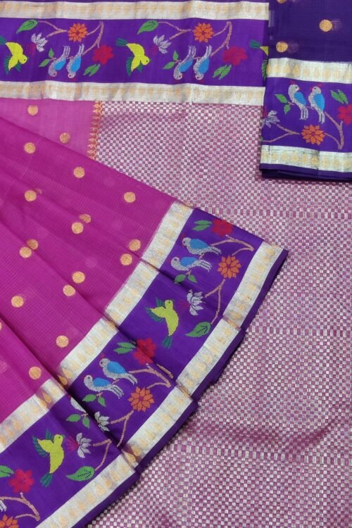 PURE PAITHANI BORDER ZARIKOTA HANDLOOM SAREE S-14