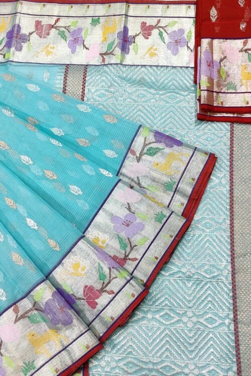 PURE PAITHANI BORDER ZARIKOTA HANDLOOM SAREE S-12