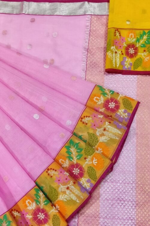 PURE PAITHANI BORDER ZARIKOTA HANDLOOM SAREE S-17