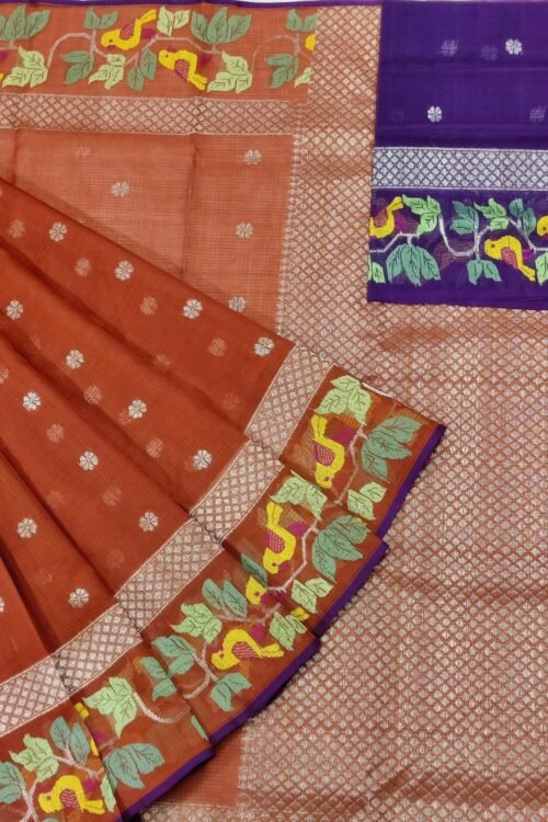 PURE PAITHANI BORDER ZARIKOTA HANDLOOM SAREE S-27