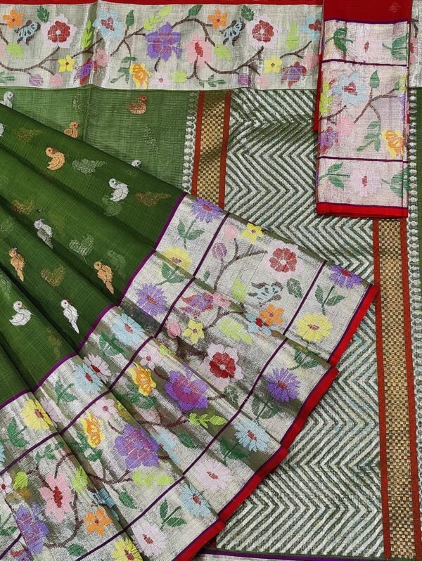PURE PAITHANI BORDER ZARIKOTA HANDLOOM SAREE S-31