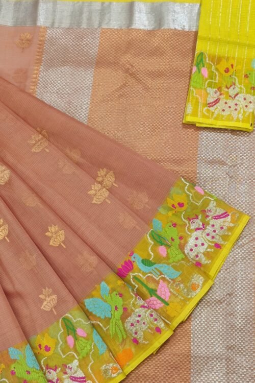 PURE PAITHANI BORDER ZARIKOTA HANDLOOM SAREE S-32