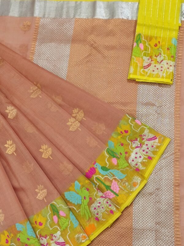 PURE PAITHANI BORDER ZARIKOTA HANDLOOM SAREE S-32