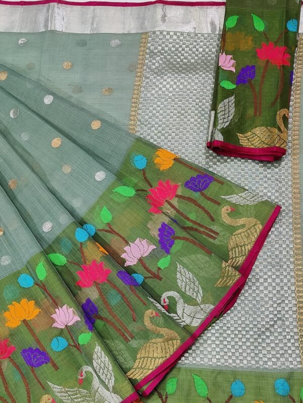 PURE PAITHANI BORDER ZARIKOTA HANDLOOM SAREE S-30