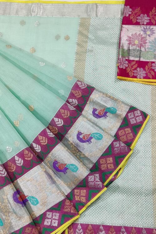 PURE PAITHANI BORDER ZARIKOTA HANDLOOM SAREE S-34