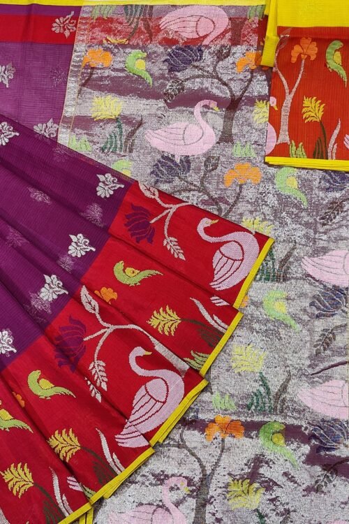 PURE PAITHANI BORDER ZARIKOTA HANDLOOM SAREE S-48