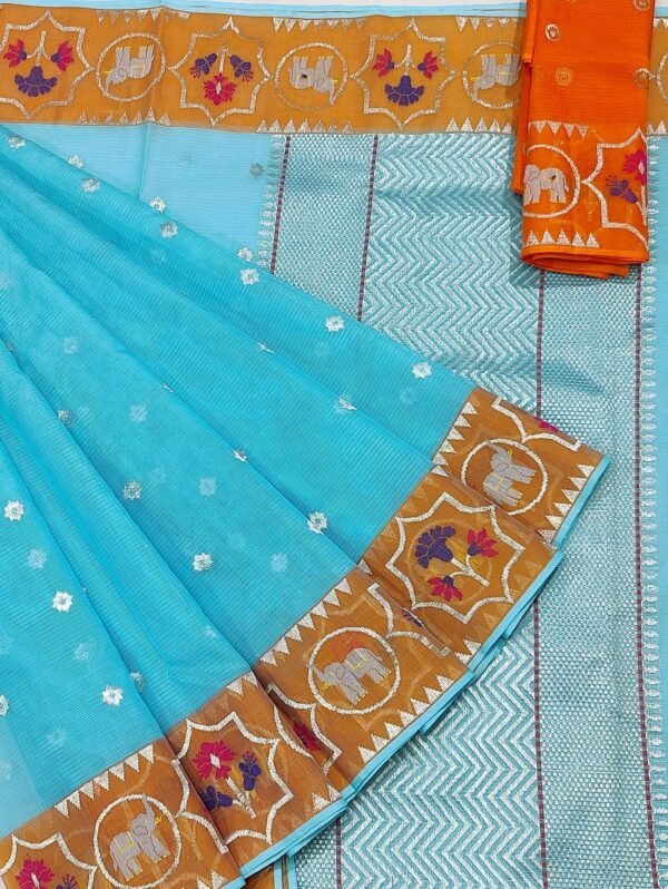 PURE PAITHANI BORDER ZARIKOTA HANDLOOM SAREE S-47