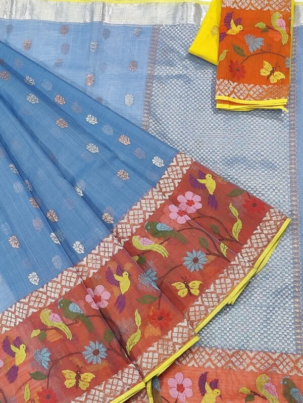 PURE PAITHANI BORDER ZARIKOTA HANDLOOM SAREE S-51