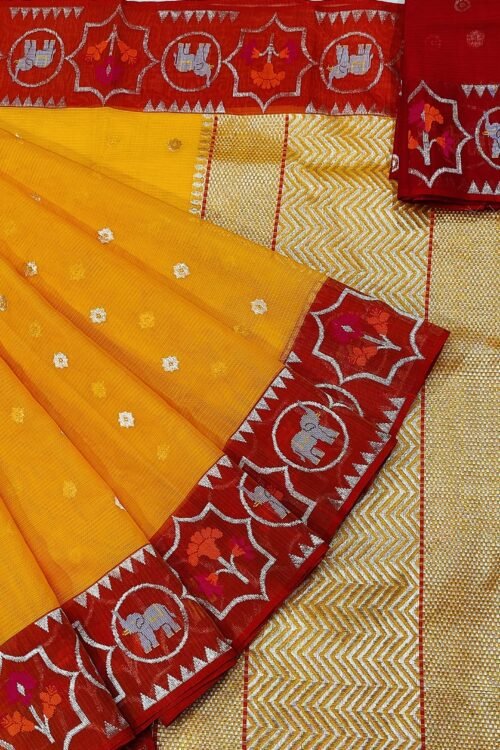 PURE PAITHANI BORDER ZARIKOTA HANDLOOM SAREE S-54