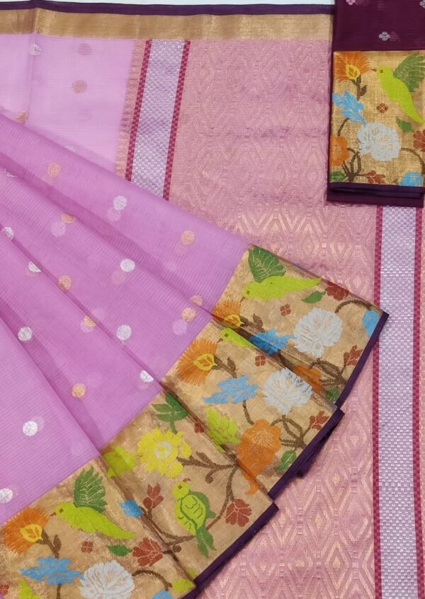 PURE PAITHANI BORDER ZARIKOTA HANDLOOM SAREE S-57