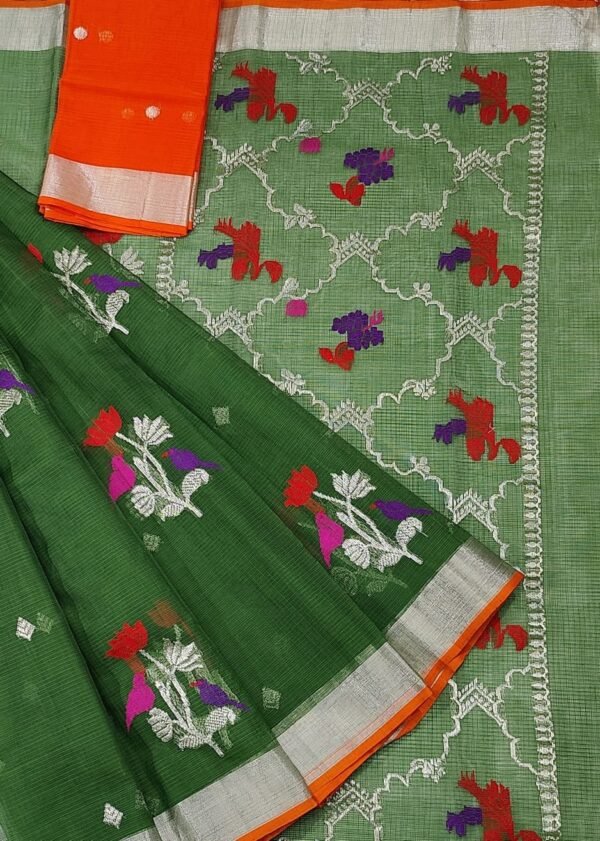 PURE ZARIKOTA HANDLOOM BUTA SAREE WITH BLOUSE B549