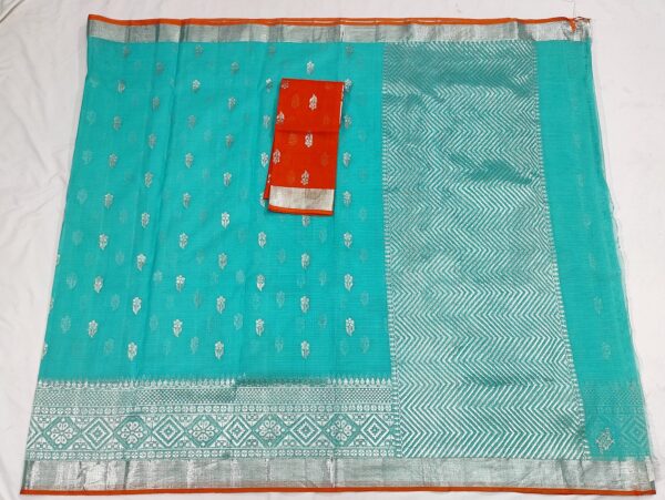 PURE SKIRT DESIGN ZARIKOTA HANDLOOM SAREE S-114 - Image 4