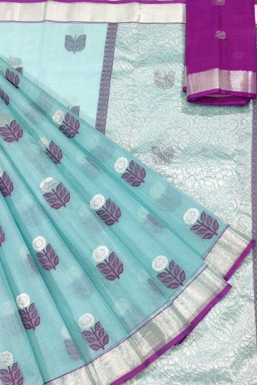 PURE ZARIKOTA HANDLOOM BUTA SAREE WITH BLOUSE B566