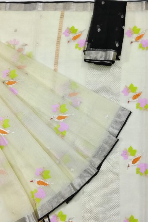 PURE ZARIKOTA HANDLOOM BUTA SAREE WITH BLOUSE B574