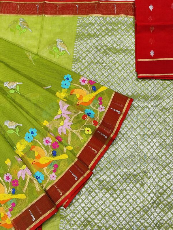 PURE SKIRT DESIGN ZARIKOTA HANDLOOM SAREE S-120