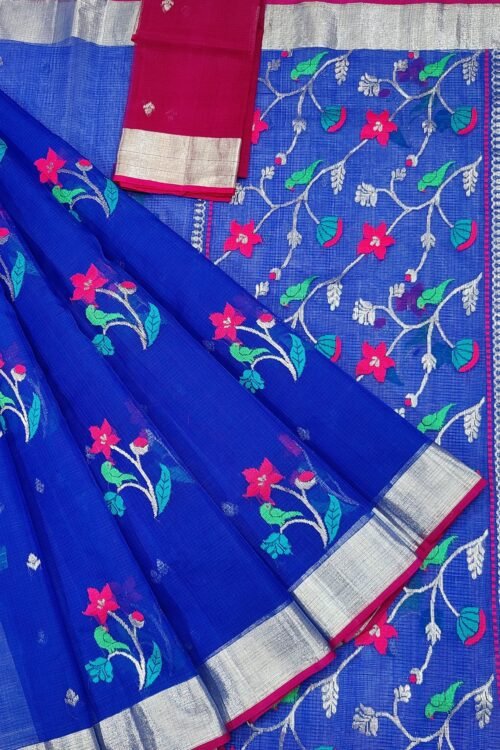 PURE ZARIKOTA HANDLOOM BUTA SAREE WITH BLOUSE B532