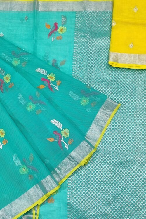 PURE ZARIKOTA HANDLOOM BUTA SAREE WITH BLOUSE B538