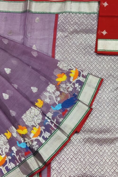 PURE SKIRT DESIGN ZARIKOTA HANDLOOM SAREE S-116