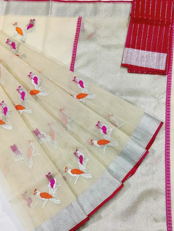 PURE ZARIKOTA HANDLOOM BUTA SAREE WITH BLOUSE B541