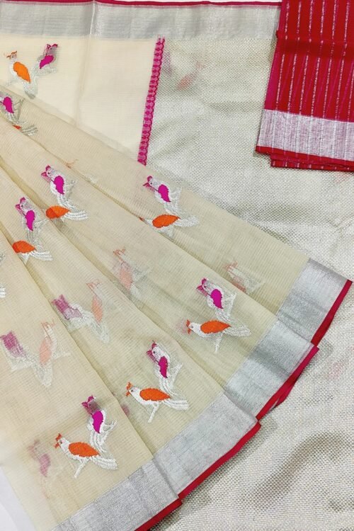 PURE ZARIKOTA HANDLOOM BUTA SAREE WITH BLOUSE B541